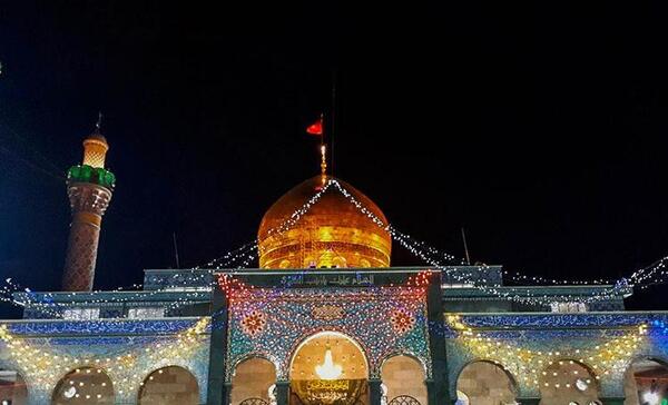 عکس حرم شب