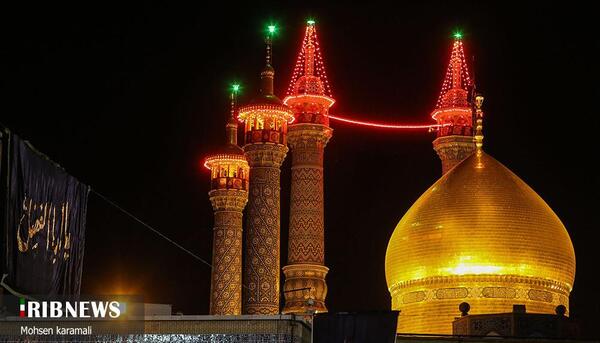 عکس حرم شب