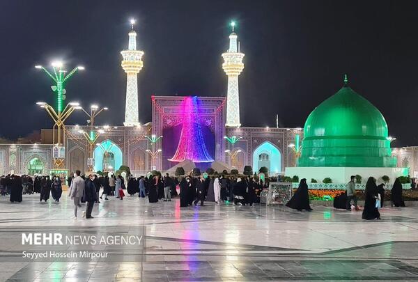 عکس حرم شب