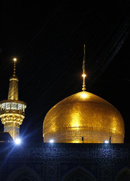 عکس حرم شب