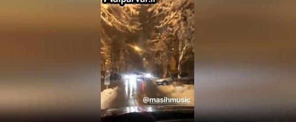 عکس دختر فیک تو برف
