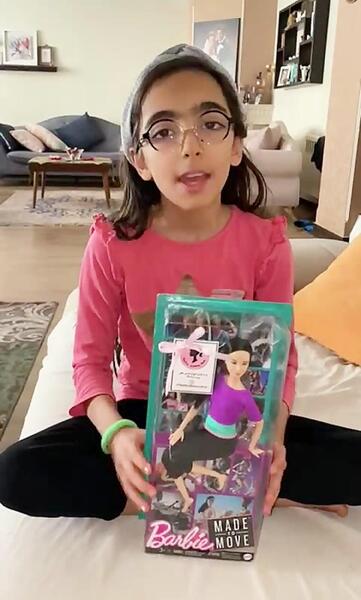 عکس باربی یوگا من