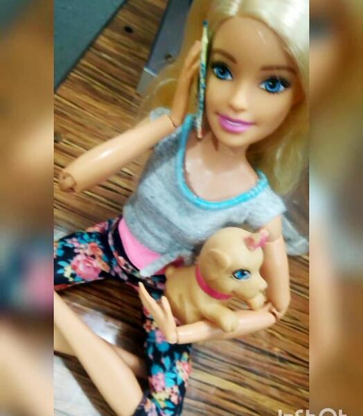 عکس باربی یوگا من