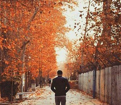 عکس پاییزی برای پروفایل پسرانه
