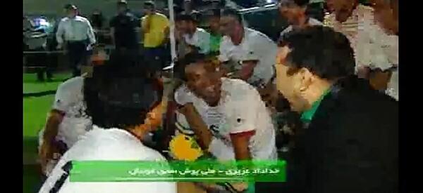 عکس پژمان جمشیدی در زمان فوتبال