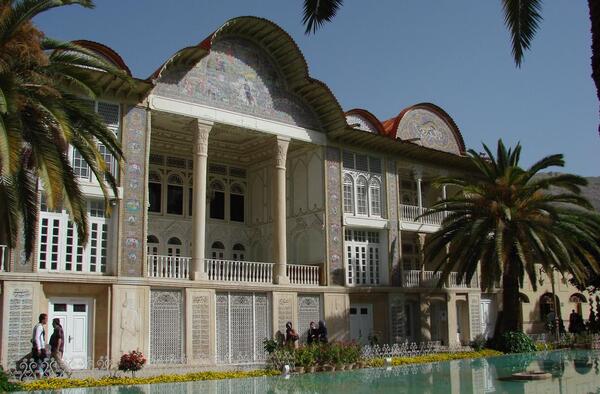 عکس رنگین کمان در شیراز