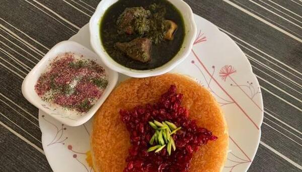 عکس چلو قرمه سبزی