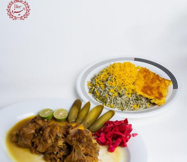 عکس چلو قرمه سبزی