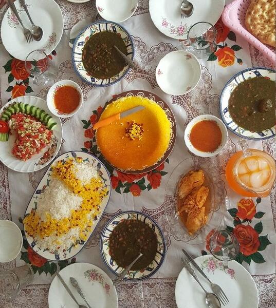 عکس چلو قرمه سبزی