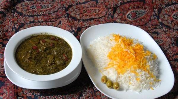 عکس چلو قرمه سبزی