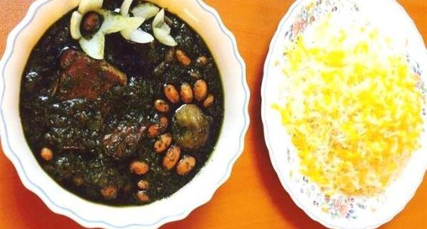عکس چلو قرمه سبزی