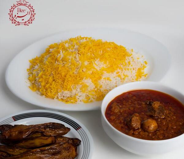 عکس چلو قرمه سبزی