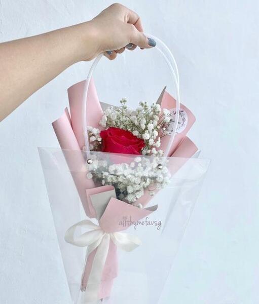 عکس گل رز تزیین شده