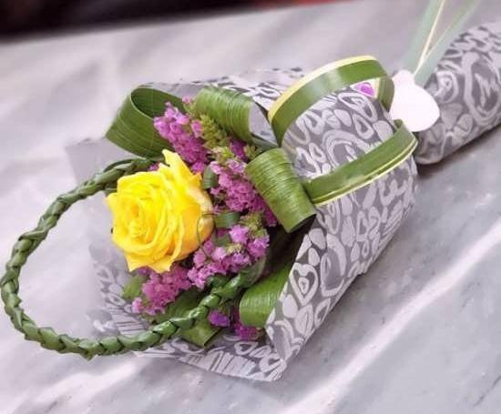 عکس گل رز تزیین شده