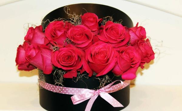 عکس گل رز تزیین شده