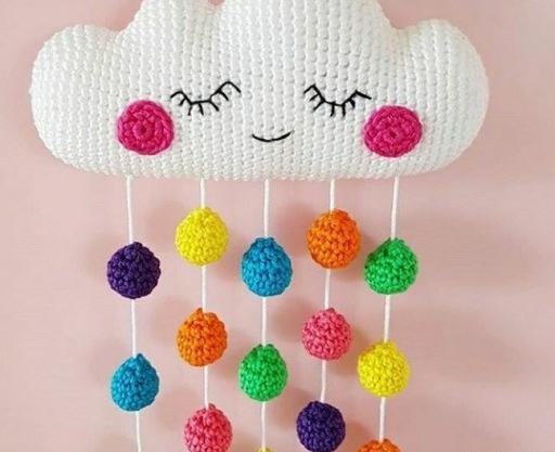 عکس عروسک ابر بافتنی