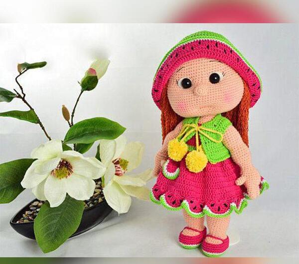 عکس عروسک ابر بافتنی