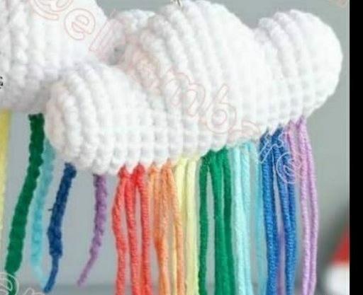 عکس عروسک ابر بافتنی