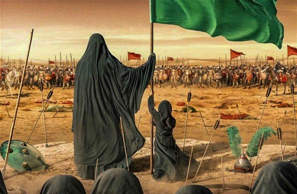 عکس غمگین حضرت زینب