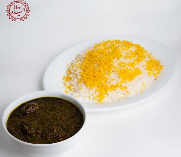عکس قورمه سبزی تو دیگ