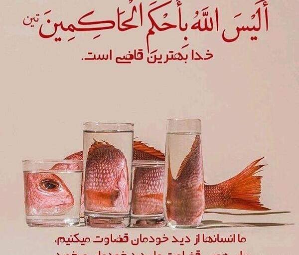 عکس نوشته در مورد قاضی خداست