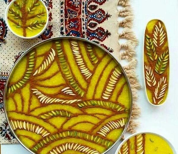 عکس های تزیین شله زرد