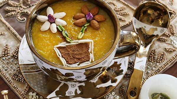 عکس های تزیین شله زرد