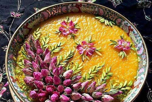 عکس های تزیین شله زرد