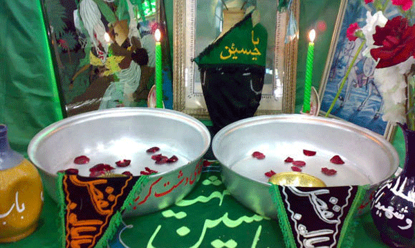 عکس طشت گذاری محرم