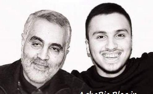 عکس سردار سلیمانی فوتبالیست