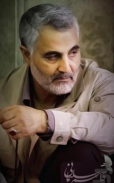 عکس سردار سلیمانی فوتبالیست