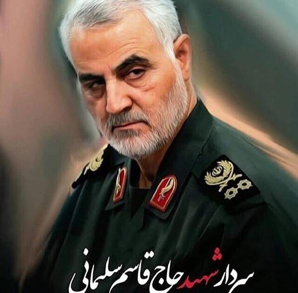 عکس سردار سلیمانی فوتبالیست