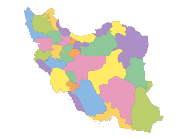 عکس نقشه ایران اصلی