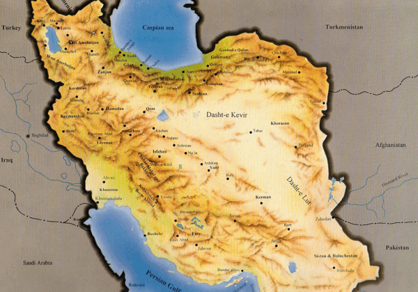 عکس نقشه ایران اصلی