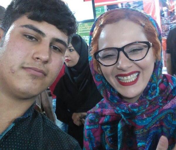 عکسهای چکامه چمن ماه و همسرش