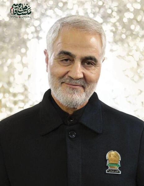عکس سردار سلیمانی با امام علی