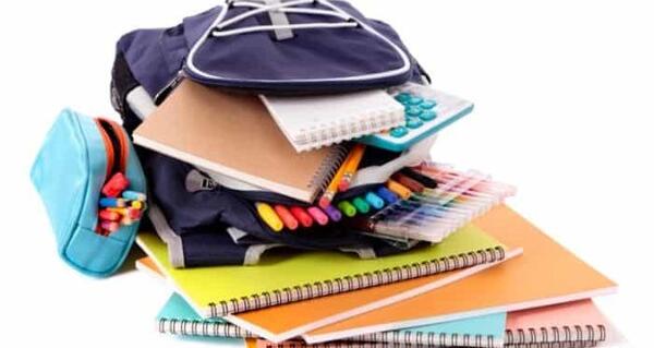 عکس کیف و کتاب مدرسه
