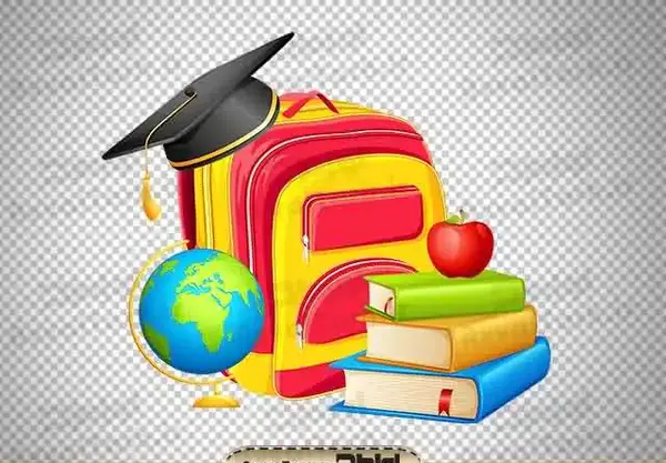 عکس کیف و کتاب مدرسه