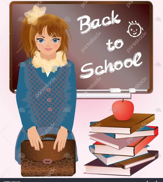 عکس کیف و کتاب مدرسه