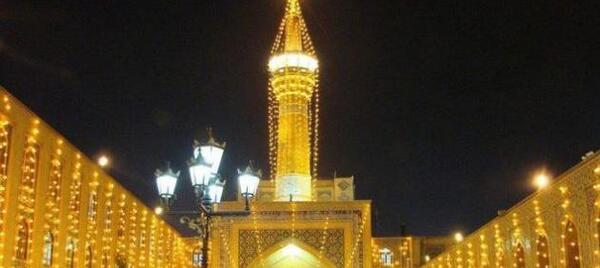 عکس حرم امام رضا کبوتر