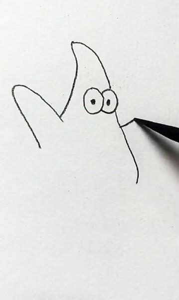 عکس نقاشی ساده پاتریک