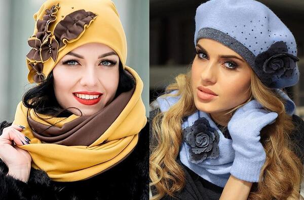 عکس کلاه زمستانی دخترانه جدید