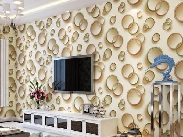 عکس کاغذ دیواری جدید برای پذیرایی