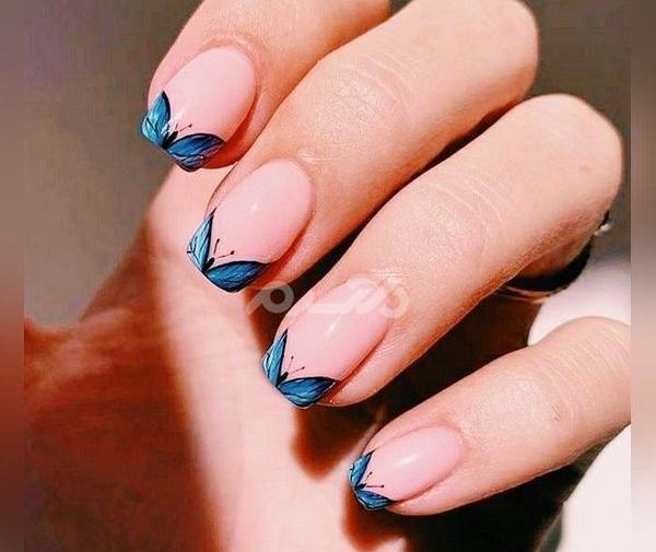عکس مدل ناخن گرد بلند