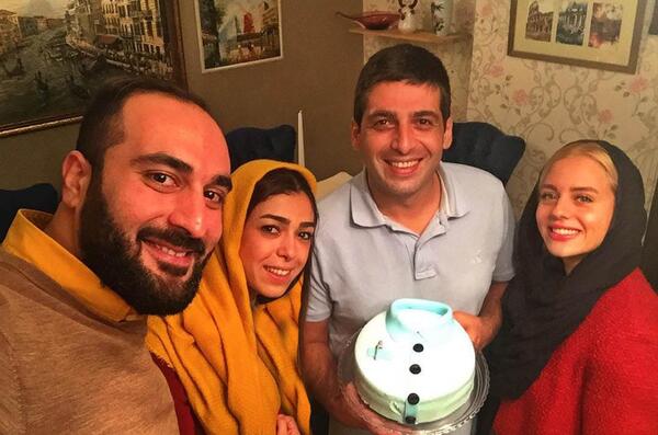 عکس سروش گودرزی باهمسرش