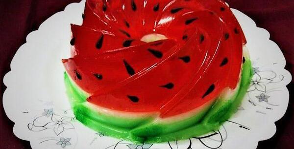 عکس ژله هندوانه شب یلدا