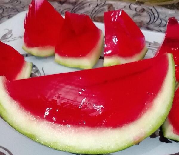 عکس ژله هندوانه شب یلدا