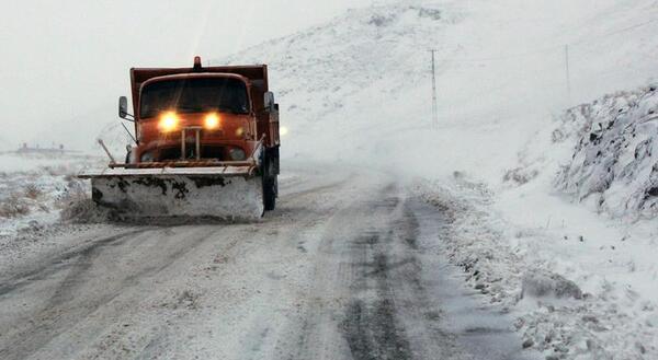 عکس برف روستایی