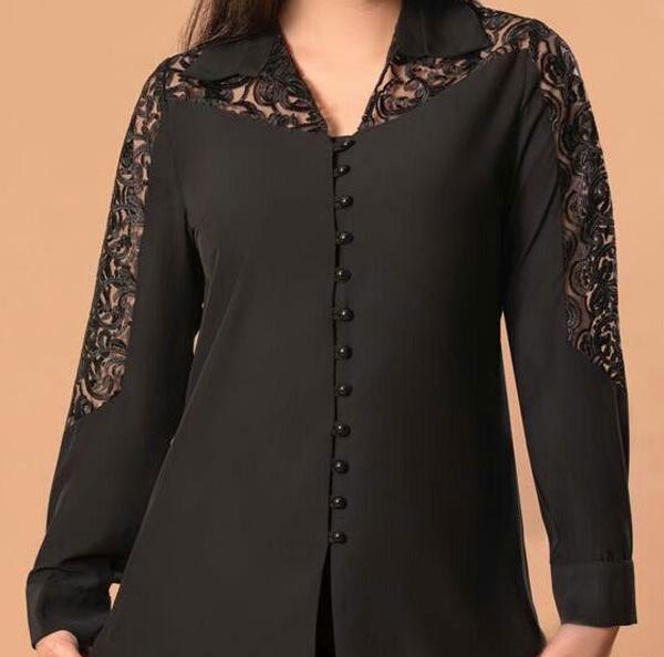 عکس شومیز مشکی
