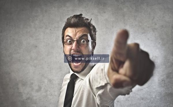 عکس مرد عصبانی